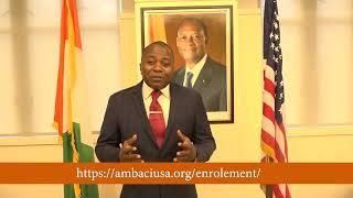 USA  Le Message de S.E.M. TOURE Ibrahima  à la Diaspora
