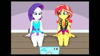 MLP EG The Sunset Shimmer & Rarity’s Feet On Camera￼ Comic Dub ￼