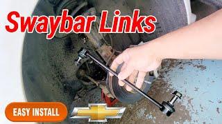 2012+ Chevy Sonic Front Endlinks Installation  EASY Step by Step Procedure Part 2