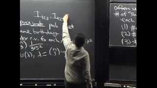 Lecture 11 The Poisson distribution  Statistics 110