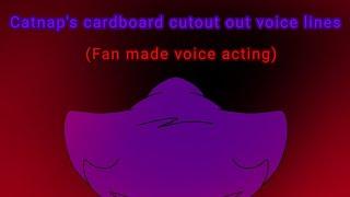 Catnaps cardboard cutout voice lines fan made voice actingvoice belongs to it owner