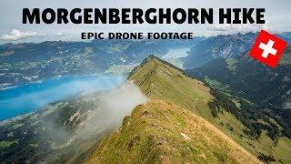 MORGENBERGHORN HIKE DRONE VIDEO BEST VIEW OF LAKE THUN