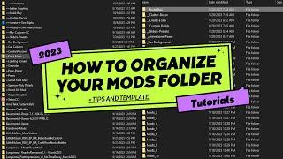 The Sims 4  How To Organize Your Mods Folder In 2023  Tips