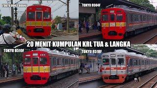 20 Menit Kumpulan KRL Tua & Langka  KRL Tokyu 8000 Series & KRL Tokyu 8500 Series