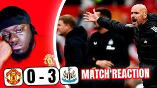 TEN HAG IS LOST..HE HAS LOST THESE PLAYERS  MAN UTD 0-3 NEWCASTLE MATCH REACTION