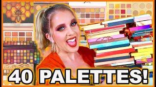 RANKING MY TOP 40 FAVORITE FALL EYESHADOW PALETTES