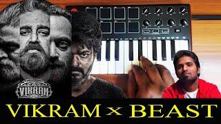 Vikram x Beast Bgm Mix By Raj Bharath  Thalapathy Vijay  Kamal hassan  Anirudh