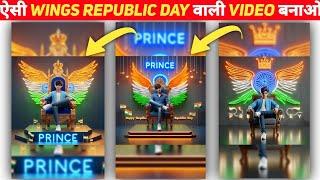 How To Edit 3D Ai Wings Republic Day Name Wali Video  Kaise Banaye 3D Ai Wings Name Wali Video