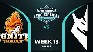 PALADINS Pro Circuit Ignite Gaming vs Fatal Ambition Phase 2 Week 13