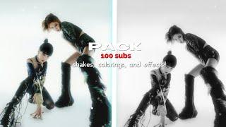  PACK ALIGHT MOTION  especial 100 subs colorings shakes and effects