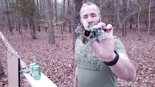 Shooting REAL bullets taped to a pellet gun