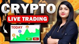 04 OCT Crypto live trading  bitcoin live trading #deltaexchange #btc #cryptolivetrading #trading