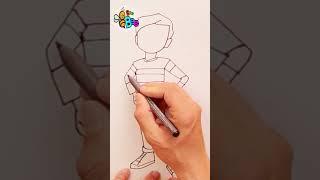 How to draw Rudra Rudra Boom Chick Chick Boom #drawing #drawinganimals #drawingforkids #howtodraw