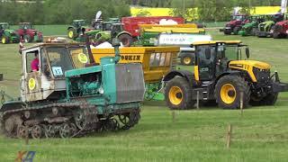 T150 vs JCB   VICTORY ? гусеницы против колес Tractor drag race Tractor Show