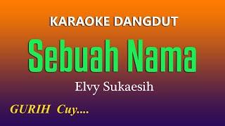 SEBUAH NAMA - Elvy Sukaesih Karaoke Dangdut Lawas