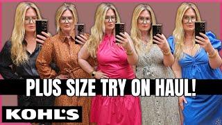 Plus Size Try On At KOHLS  Casual and Business Summer Dresses  #kohls #tryon #plussize