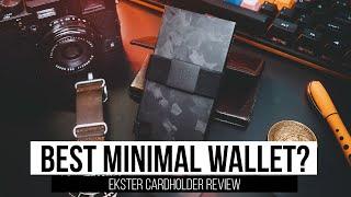 Best Wallet? Ekster Cardholder wallet review