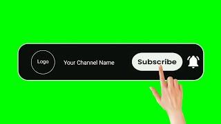 Subscribe Button Green Screen  Green Screen subscribe button  subscribe green screen No Copyright