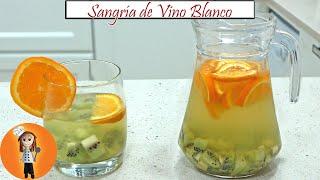 Refrescante Sangría de Vino Blanco  Receta de Cocina en Familia