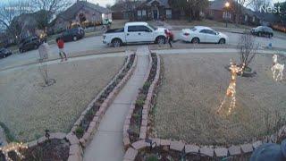 Man adjusting Christmas lights helps catch person breaking into car Frisco police say