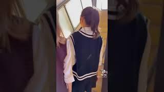 How Japanese high school girls climb stairs without showing there underwear