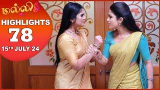 Malli Serial  EP 78 Highlights  15th July 2024  Nikitha  Vijay  Saregama TV Shows Tamil