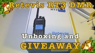 Retevis RT3 Unboxing and Giveaway
