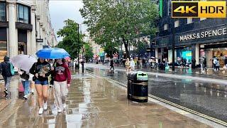 2 hours of London Rain ️ London Rain Walk Compilation  DayNight Best Collection 4K HDR