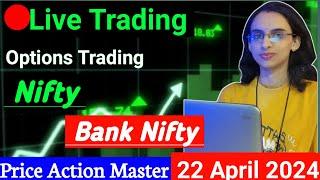 Live Trading  22 April  Nifty  Banknifty Options Trading #optionstrading  #livetrading