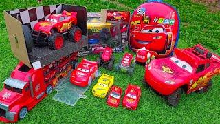 Disney Pixar Cars Unboxing Review  Lightning McQueen Mechanic Shop and Launcher