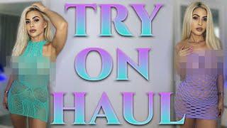 4K Transparent Lingerie and Clothes  See-Through Try On Haul