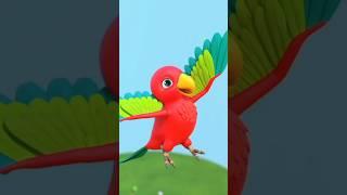 Main Tota Hare Rang Ka Poem मैं तोता #shorts #hindikavita #parrotvideo #kidslearning #shortvideo