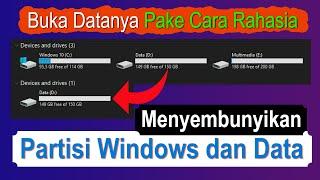 4 Cara Menyembunyikan Partisi Hardisk  Hide Partisi Windows & Data Buka Datanya Pake Cara Rahasia