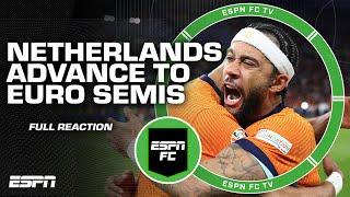 FULL REACTION Netherlands ADVANCE to play England in EURO 2024 Semis  This is what we want 