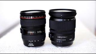 Sigma vs. Canon Sigma 24-105mm f4 Art lens review and comparison