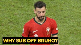 Portuguese pundit SLAMS Roberto Martinez after subbed off Bruno Fernandes before penalty shootout