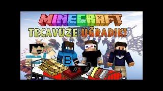 TECAVÜZE UĞRADIK   Minecraft BEDWARS w  AzizGamingBarış OyundaOyunKonsolu