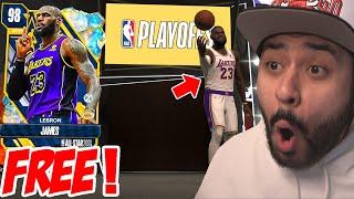 2K Gave EVERYONE a Free Playoffs Pack and Free Galaxy Opal Lebron James Pull for Me NBA 2K24 MyTeam