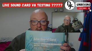Live Sound Card V8 Unboxing and Testing - Tech Review