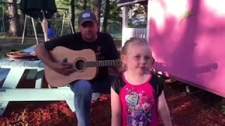 Tim Elliott performs Little Georgia Rose with daughter Jaden