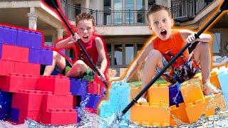 Giant Lego Boat Battle