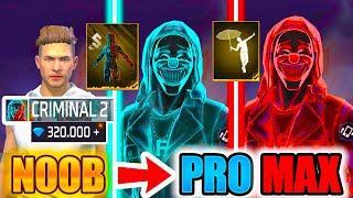 2023*FINAL*300.000CRIMINAL 2.0 Free Fire NOOB TO PRO