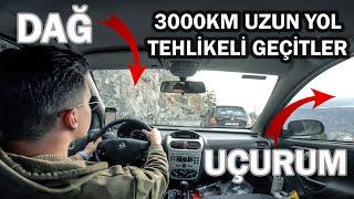 1.3 DİZEL İLE 3000KM GÜNEY TURU  Tehlikeli Yollardan Geçtim Uzun Yol Vlog