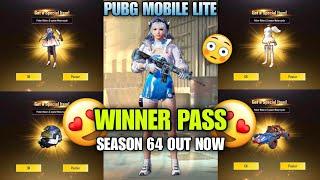 Pubg Lite New Winner Pass  Pubg Lite Season 64 Winner Pass  New Winner Pass Pubg Lite