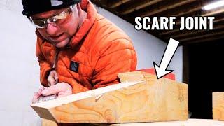 Making An Amazing Timber Frame Joint SCARF JOINT