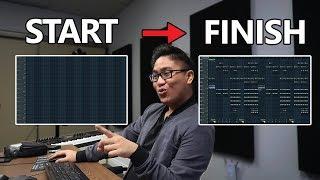 MAKING AN ENTIRE BEAT FROM START TO FINISH IN FL STUDIO Full Beatmaking Process