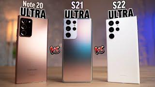 S22 Ultra vs S21 Ultra vs Note 20 Ultra - We were Shocked