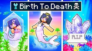 BIRTH To DEATH of the CRYSTAL Mermaid In Minecraft