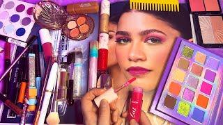 ASMR Applying Makeup to Magazines Whispered