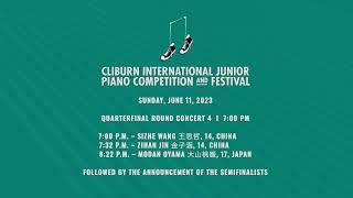 Quarterfinal Round Concert 3 – 2023 Cliburn International Junior Piano Competition and Festival